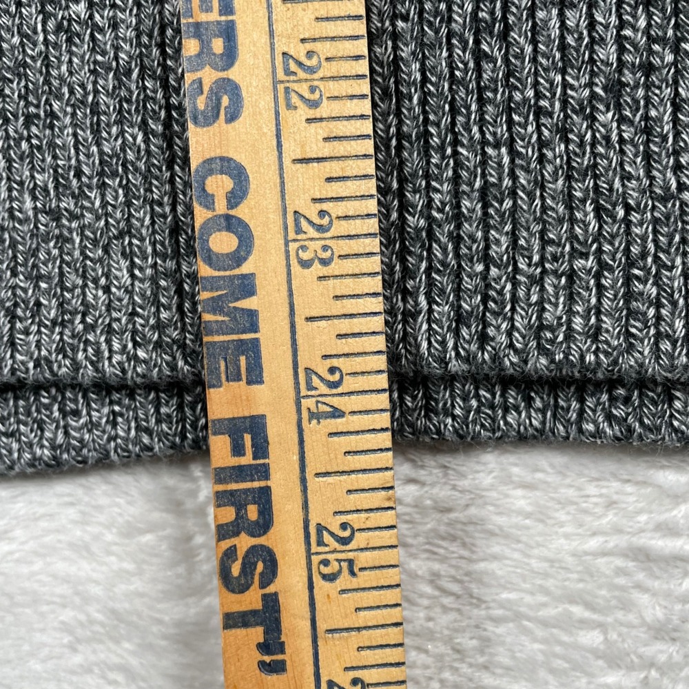 GAP Women Cable Knit Sweater Crew Neck Long Sleeve Gray XL - Picture 6 of 6